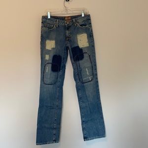 Future Prescription Patchwork Jeans FRX